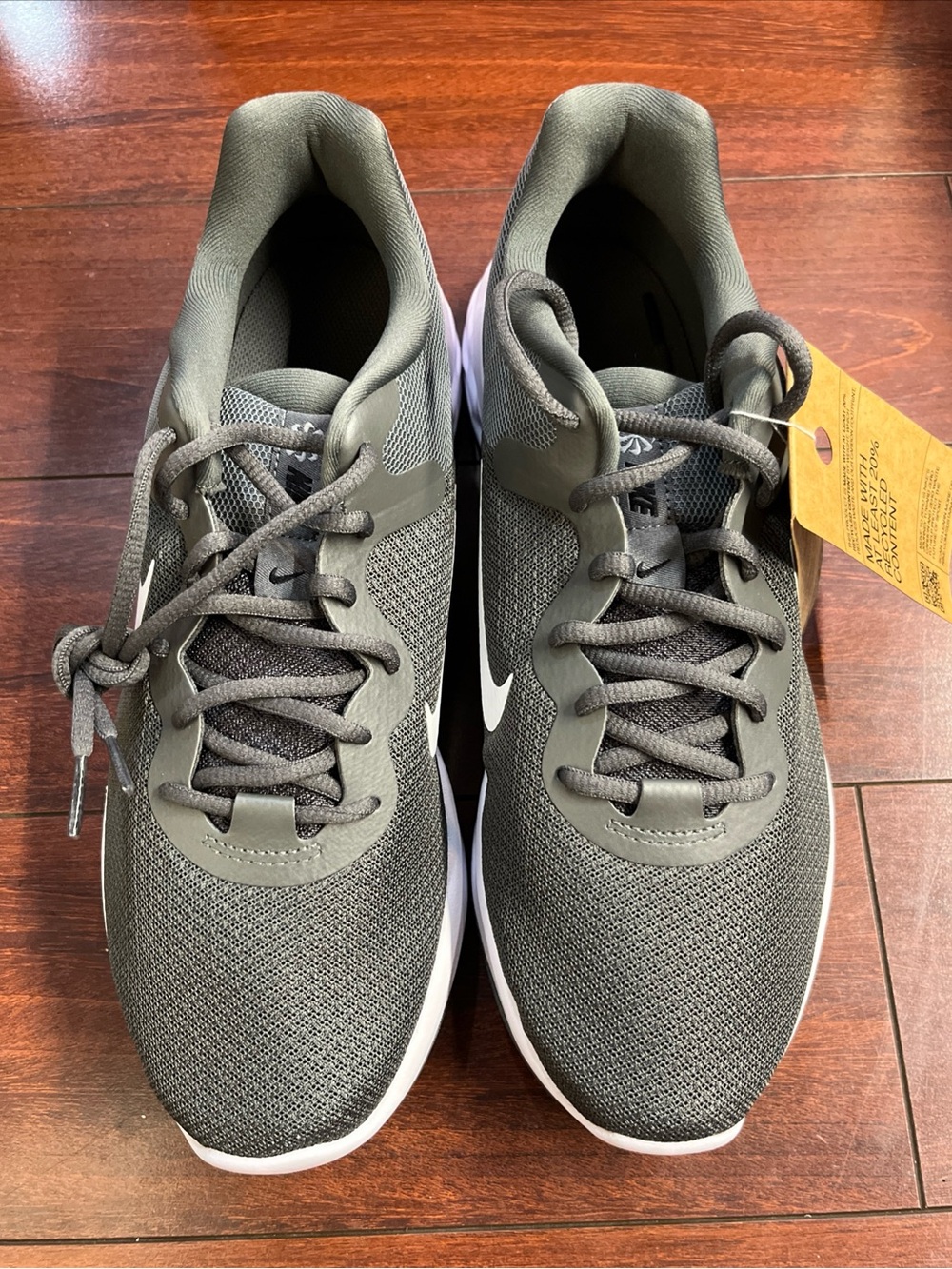 Mens 11 Nike Revolution 6 NN Iron Grey Shoes Running Walking DC3728 004 HALF BOX - Picture 13 of 16